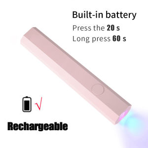 Lulaa | YIKOOLIN Mini Handheld UV Light Fast Gel Nail Drying Lamp for Home Salon Tools Professional Nail Phototherapy Flashlight Pen