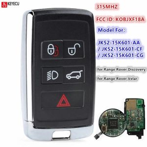 KEYECU JK52-15K601-AA / JK52-15K601-CF / JK52-15K601-CG for Land Rover Ranger Rover Velar 315MHz Smart Remote Key Fob