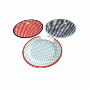XIANMANNING | Easy To Clean Melamine Dinner Plates Round
