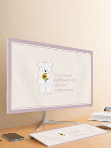 Chụp Chống Bụi Máy Tính Kiểu Để Bàn Vải Che Bụi Màn Hình Hiển Thị Máy Chủ Bàn Phím Khăn Bảo Vệ 27 Inch Vải Che Bụi Bàn Phím