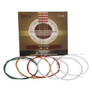 IRIN | 6 Pcs Classical Guitar Strings Nylon Alloy Bright Tone String SetHigh Quality Single Inner Bag Classical Guitar Accessory Parts