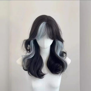 MONLEYTA | Womens Full Head Wig Natural Looking Long Curling Hair Thickened Volume No Need To Wear A Cap Daily Whole Wig Cover