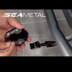 Motorcycle kickstand Pads For YAMAHA N-MAX Modified Side Stand Shoes Flat Foot Extension Kickstand Pad Motorcycle Bracket Pad For NMAX V1 V2