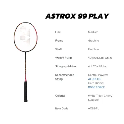YONEX NANOFLARE 1000play /ARCSABER 7&11PLAY /ASTROX 77&99 PLAY /ASTROX 88D&88S PLAY BADMINTON RACKET/ RAKET BADMINTON ORIGINAL 100%(free grip) 羽毛球拍 (Ready stock)