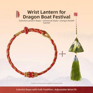 PUTUOSHAN | Five-color Handcrafted Festive Red Rope Bracelet
