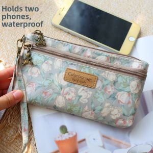 Waterproof Oxford Fabric Two-layer Clutch and Shoulder Bag