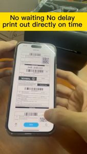D520 Bluetooth Thermal Printer Zero Second Delay Phone Fast Printing For Shipping Label Barcode Air Waybill All Courier Barcode Label Printer 热敏打印机