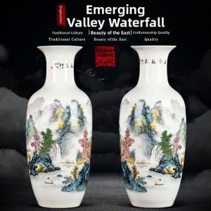 Handmade Scenic Ceramic Vase