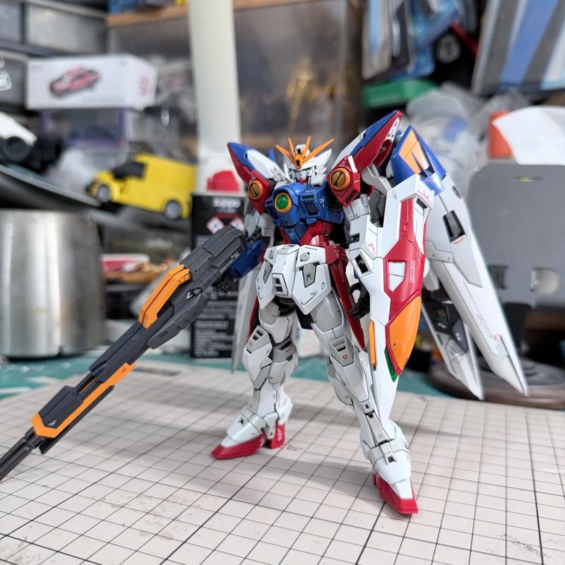 Bandai RG 1/144 Wing Zero Gundam Assembly Model Kit, Mecha Collectible Building Puzzle, Desktop Decor Gift For Gundam Hobby Fans
_voghion.com