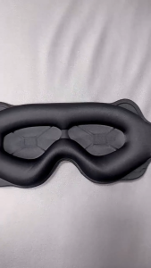1 PC 3D Contoured Sleeping Mask Soft Memory Foam Eye Mask 100% Light Blocking Breathable Adjustable Strap Sleep Eye Cover