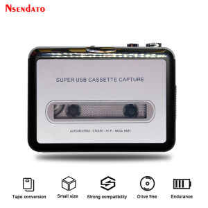 USB Cassette Capture Radio Player Portable USB Cassette Tape to MP3 Converter Capture Audio Music Player Tape Cassette Recorder