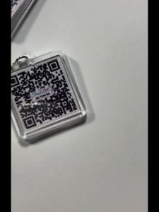 (Cetak Barkode BBM) Cetak Kartu Isi Bensin Subsidi Bentuk Gantungan Kunci | Cetak Ganci Akrilik My Pertamina Sehari Jadi