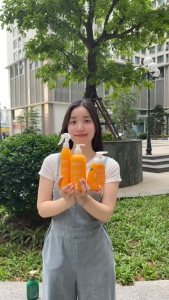 Combo Bọt rửa tay thiên nhiên Nước rửa chén Xịt lau bàn ăn Gừng Dứa Cỏ Cây Hoa Lá - Ha Chi JSC