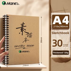 Marie’s | Carry Friendly Sketchbook Smooth Drawing Paper