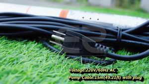 New 2Inch Submersible Pump Water Pump Deep Well 220V 180ft 8GPM Screw Water Pump 0.5 HP Submersible Water Pump 220v Solar Water Pump Use for Garden Agricultural Irrigation