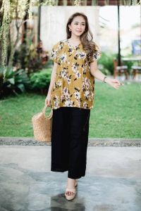 Alesha NEW SET LONG TUNIK PLISKET // SETELAN TUNIK WANITA KEKINIAN BUSUI TERLARIS