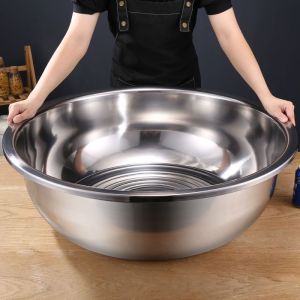 ชามผสมสแตนเลส ขอบหนา WANNA (มี 14 ขนาดให้เลือก)