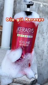 Dầu gội xả dưỡng tóc bồng bềnh chắc khỏe Kerasys Advanced Volume Ampoule Hàn Quốc 600ml