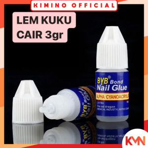 KMN GROSIR Lem Kuku Cair 3gr Lem Kuku Palsu Fake Nails Art Glue Manicure GROSIR