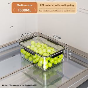 MEIZHUFU | Food Storage Plastic Sealing Box for Freshkeeping and Organization