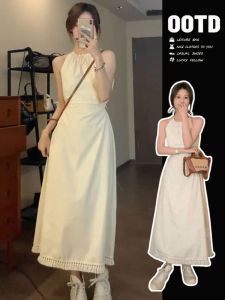 SUSIEYUAN | Summer New Design Holiday Style Elegantly Dropped Strappy Dress