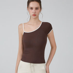 YANSE | Fitness Cycling Dance Short Sleeve Top Dolman Padded T-Shirt