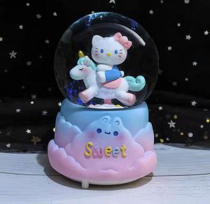 Kotak Musik / Bola Kaca / Snowball / SnowGlobe / Waterball Kuromi / Bola Cristal Hello Kitty