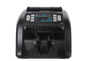 Money Counter Machine Cash Banknote Currency Bill Counting with UV LED Display Statistical Amount for Bank Store Market