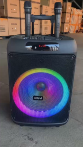 ลำโพงบลูทูธ รุ่น GD-1507 ฟรีไมค์ลอย2ตัว/รีโมท1ตัว ดอก15นิ้ว ตัวใหญ่สะใจ!! เสียงเบสแน่น รองรับAUX TF USB ECHO TREBLE VOLUME BASS  เสียบไมค์สายได้  มีคันชักและล้อลาก ลำโพงร้องเพลง ลำโพงบลูทูธ รุ่น GD-1507 ฟรีไมค์ลอย2ตัว/รีโมท1ตัว ดอก15นิ้ว ตัวใหญ่สะใจ!!