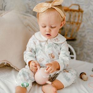 OAK FAMILY | Pure Cotton Baby Romper for Spring and Autumn 100 Days Baby Newborn