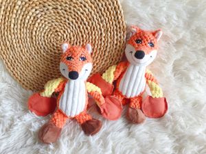 Audio-Playing Dog Toy Multiple BB Calls Fox Large Medium Dogs Golden Retriever Siberian Husky Shiba Inu Samoyed Sound Making Pet Supplies