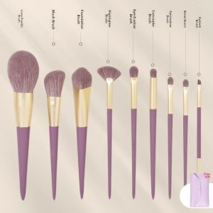 MONLEYTA | Soft Bristle Makeup Brush Set Eye Shadow Blush Highlighter Soft Hair Brush Tool For Gradient Smudging Cosmetic Tools Set