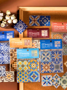 Classical Tile Pattern Waterproof Home Decor Stickers