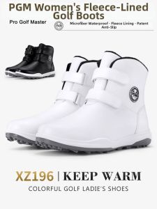 Womens Waterproof Insulated Golf Shoes with Strap Design Boot