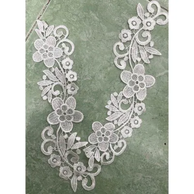 BỘ ĐỐI XỨNG REN HOA DỆT SẮC NÉT ( vải may vá)
