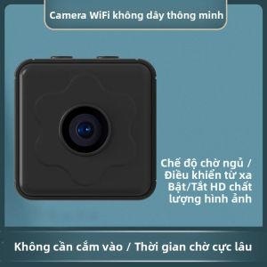 Camera Mini Không Dây WiFi Từ Xa Nhỏ Camera IP Gia Đình 1080P Full-HD Tuổi Thọ Pin Siêu Dài Không Cần Nguồn Ngoài