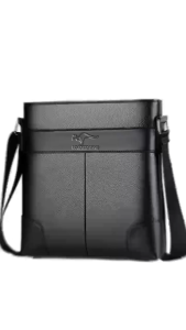 Mens business bag briefcase shoulder bag PU leather bag