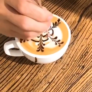 Marivy - Stainless Steel Coffee Latte Art Pen Barista Cappuccino Latte Espresso Coffee Drawing Art Pen Tools