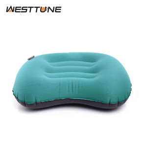 WESTTUNE Portable Inflatable Pillow Ultralight Camping Travel Pillow Outdoor Protective Sleeping Gear for Neck & Lumbar Support