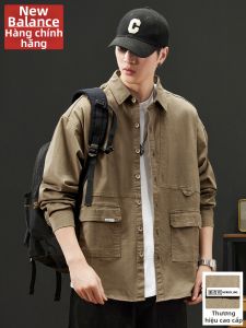 NEW BOLUNE | Áo Khoác Nam Phong Cách Vintage Mỹ Cotton Thu