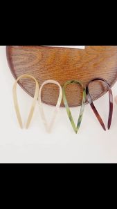 F4 Jepit Rambut Sanggul Tusuk Konde 10.5cm Minimalist U Shaped Acetate Hairpin TKSA005