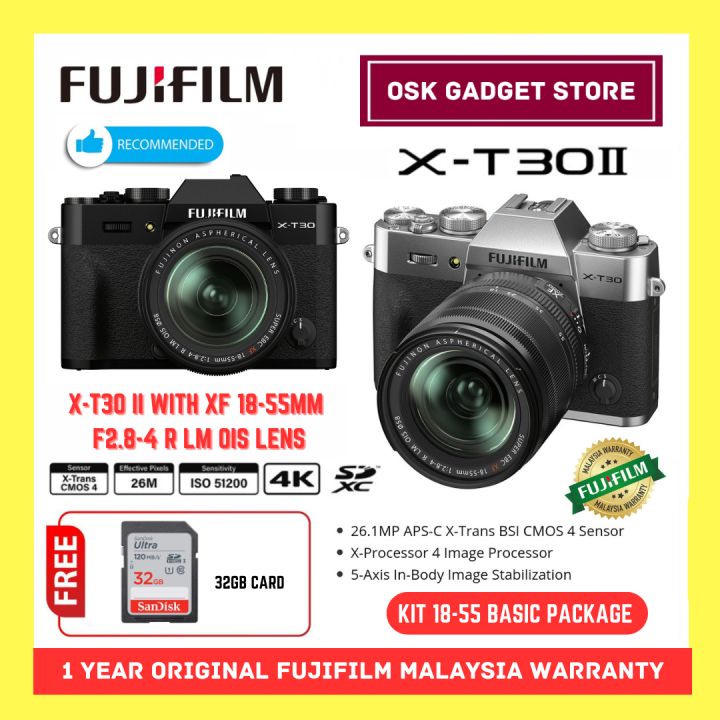 Fujifilm X-T30 II X-T30 Mark 2 XT30II Mirrorless Camera | With Free ...