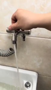 304 stainless steel tee faucet multifunctional stainless steel faucet tee faucet