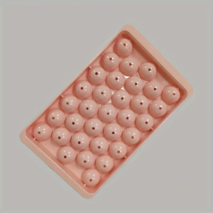 Round Ice Cubes 2-Piece Set 33 Ice Cubes Various Ice Cube Trays Reusable Ice Cubes BPA-Free Suitable for Parties Coffee