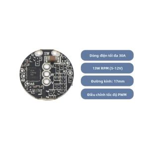 Bảng Điều Khiển Tốc Độ Động Cơ Không Chổi Than Bộ Điều Khiển Điều Chỉnh Tốc Độ Động Cơ Không Chổi Than DC7.4V 12V 21V Để Điều Khiển Tự Động Hóa Robot