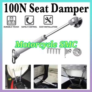 100N Motorcycle Seat Damper Hydraulic Rod Automatic Lifter Stainless Steel