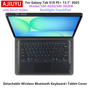 Magic Keyboard for Samsung Galaxy Tab S10 FE Plus 13.1 inch Case Funda for Tab S10 FE Plus FE+ 13.1 Tablet Keyboard Cover Case