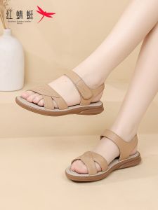Reddragonfly | Soft Leather Summer Sandals Women Flats