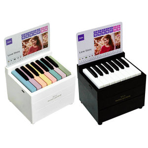 [Chunkbass] BT Taylor Piano Calendar 2025 Music Sheets with 27 Music Calendar Cards 52 Songs Mini Piano Calendar Gifts for Fans