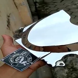 [CHROME] Cover tutup gear depan Gir depan Honda Tiger lama tilas tilam ori